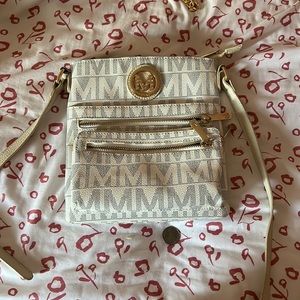 Genuine leather MFK side shoulder Carey on bag